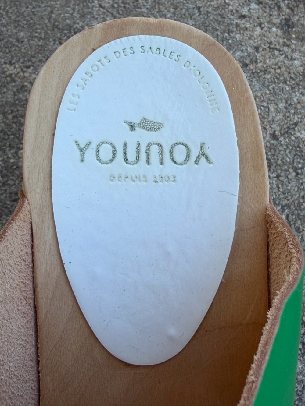 Sabot YouYou Green Leather Mules Clogs Designer Platform Heels Women’s EU 36 - Picture 16 of 16